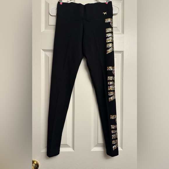 Victoria's Secret Black and Gold Jeggings with Stylish Appeal - Picture 3 of 6